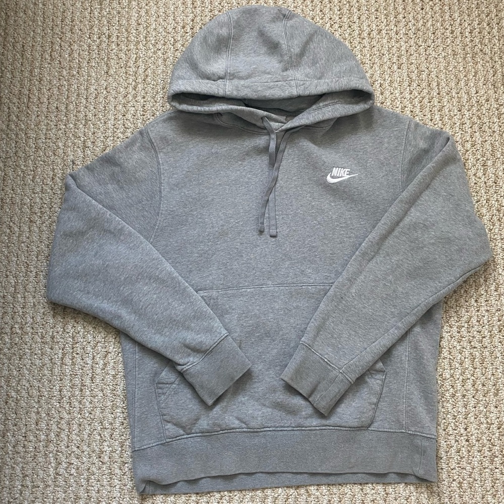 NIKE | Kids Gray Pullover Hoodie Small - Picture 10 of 14